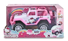 RC modely - Autíčko na diaľkové ovládanie RC Jeep Wrangler Hello Kitty Jada ružové s nálepkami dĺžka 30 cm 1:16 od 6 rokov_1
