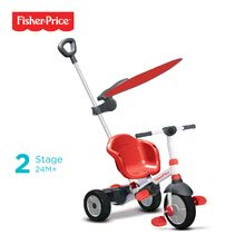 Tricikli za djecu od 10 mjeseci - Tricikl Fisher-Price Charm Plus Touch Steering smarTrike crveni sa suncobranom_1