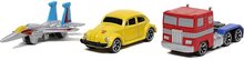 Modele machete - Mașinuța Hollywood Rides Nano Cars Jada din metal set de 3 tipuri 4 cm lungime J3251013_0