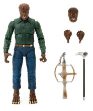 Figurine de colecție - Figurina Omul lup Monsters Jada cu părți mobile și accesorii 15 cm înălțime_1