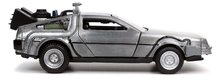 Modellini auto - Modellino auto Time Machine Back to the Future 1 Jada in metallo con sportelli apribili lunghezza 12,5 cm 1:32_1