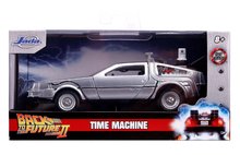 Modelle - Spielzeugauto Time Machine Back to the Future Jada Metall mit zu öffnenden Türen 2 Typen Länge 12,5 cm 1:32_1