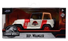 Modely - Autíčko Jeep Wrangler Jurassic World Jada kovové s otvárateľnými dverami dĺžka 10,2 cm 1:32_7