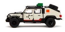 Modely - Autíčko Jeep Gladiator 2020 Jurrasic World Jada kovové s otevíracími dveřmi délka 11,5 cm 1:32_0