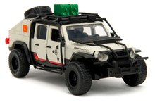 Modely - Autko Jeep Gladiator 2020 Jurrasic World Jada metalowe z otwieranymi drzwiami o długości 11,5 cm 1:32_1