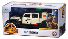 Modeli avtomobilov - Avtomobilček Jeep Gladiator 2020 Jurassic World Jada kovinski z odpirajočimi vrati dolžina 11,5 cm 1:32_10