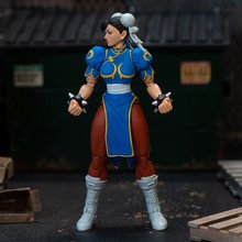 Zberateľské figúrky - Figurka Street Fighter II Chun-Li Jada z ruchomymi kończynami i akcesoriami, wysokość 15 cm od 8 lat_6