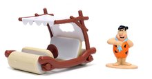 Játékautók és járművek - Kisautó A Flintstone család The Flinstones Vehicle Jada fém és Fred figurával hossza 12,3 cm 1:32_0
