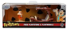Modelle - Spielzeugauto The Flinstones Vehicle Jada Metall mit Fred-Figur Länge 12,3 cm 1:32_12
