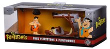 Modelle - Spielzeugauto The Flinstones Vehicle Jada Metall mit Fred-Figur Länge 12,3 cm 1:32_13