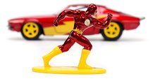 Játékautók és járművek - Kisautó DC Flash Chevy Camaro Jada fém nyitható ajtókkal és Flash figurával hossza 12,3 cm 1:32_2