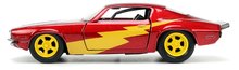Modele machete - Mașinuța DC Flash Chevy Camaro Jada din metal cu uși care se deschid și figurina Flash 12,3 cm lungime 1:32_2
