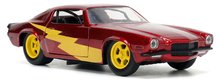 Modele machete - Mașinuța DC Flash Chevy Camaro Jada din metal cu uși care se deschid și figurina Flash 12,3 cm lungime 1:32_7