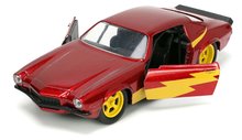 Modele machete - Mașinuța DC Flash Chevy Camaro Jada din metal cu uși care se deschid și figurina Flash 12,3 cm lungime 1:32_10