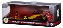 Modeli avtomobilov - Avtomobilček DC Flash Chevy Camaro Jada kovinski z odpirajočimi vrati in figurica Flash dolžina 12,3 cm 1:32_15