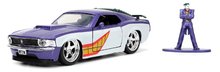 Játékautók és járművek - Kisautó DC Ford Mustang Jada fém nyitható ajtókkal és Joker figurával hossza 12,8 cm 1:32_1