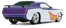 Modely - Autko DC Ford Mustang Jada metalowy z otwieranymi drzwiczkami i figurką Jokera o długości 12,8 cm, 1:32_5
