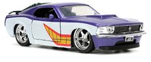 Játékautók és járművek - Kisautó DC Ford Mustang Jada fém nyitható ajtókkal és Joker figurával hossza 12,8 cm 1:32_7