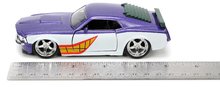 Modeli avtomobilov - Avtomobilček DC Ford Mustang Jada kovinski z odpirajočimi vrati in figurica Joker dolžina 12,8 cm 1:32_12