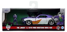 Modeli avtomobilov - Avtomobilček DC Ford Mustang Jada kovinski z odpirajočimi vrati in figurica Joker dolžina 12,8 cm 1:32_15