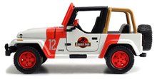 Modelle - Spielzeugauto Jurassic World Jeep Wrangler 1992 Jada Metall mit aufklappbarer Tür und Gummirädern Länge 19 cm 1:24_2