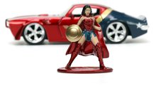 Modele machete - Mașinuța DC Pontiac Firebird 1972 Jada din metal cu uși care se deschid și figurina Wonder Woman 20 cm lungime 1:32_2