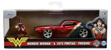 Modeli avtomobilov - Avtomobilček DC Pontiac Firebird 1972 Jada kovinski z odpirajočimi vrati in figurica Wonder Woman dolžina 13 cm 1:32_15