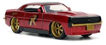 Játékautók és járművek - Kisautó DC Chevy Camaro 1969 Jada fém nyitható ajtókkal és Robin figurával hossza 13 cm 1:32_7