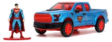 Modellini auto - Modellino auto DC Ford F 150 Raptor 2017 Jada in metallo con sportelli apribili e figurina Superman lunghezza 20 cm 1:32_0