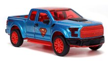 Modely - Autko DC Ford F 150 Raptor 2017 Jada metalowe z otwieranymi drzwiami i figurką Supermana o długości 13 cm, 1:32_7