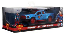 Modeli avtomobilov - Avtomobilček DC Ford F-150 Raptor 2017 Jada kovinski z odpirajočimi vrati in figurica Superman dolžina 13 cm 1:32_15