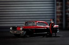 Modeli avtomobilov - Avtomobilček DC Chevy Bel Air 1957 Jada kovinski z odpirajočimi vrati in figurica Harley Quinn dolžina 13 cm 1:32_21