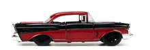Modele machete - Mașinuța DC Chevy Bel Air 1957 Jada din metal cu uși care se deschid și figurina lui Harley Quinn 20,5 cm lungime 1:32_7