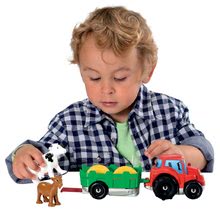 Stavebnice Abrick - Stavebnice - traktor s vlečkou Abrick Écoiffier traktorem s vlečkou a zvířátky z farmy od 18 měsíců_2
