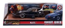 Modele machete - Mașinuța Knight Rider Kitt 1982 Pontiac Jada din metal cu părți care se deschid și lumină 21 cm lungime 1:24_1