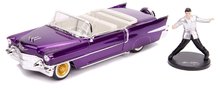 Modely - Autíčko Cadillac Eldorado 1956 Jada kovové s otevíracími částmi a figurka Elvis Presley délka 20 cm 1:24_2