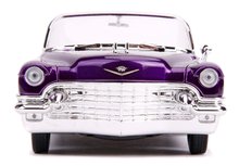 Modely - Autíčko Cadillac Eldorado 1956 Jada kovové s otevíracími částmi a figurka Elvis Presley délka 20 cm 1:24_6