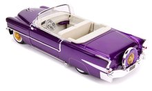 Modely - Autíčko Cadillac Eldorado 1956 Jada kovové s otevíracími částmi a figurka Elvis Presley délka 20 cm 1:24_8