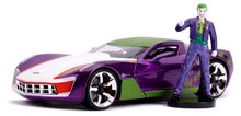 Modele machete - Mașinuța DC Chevy Corvette Stingray 2009 Jada din metal cu părți care se deschid și figurina Joker 20 cm lungime 1:24_0