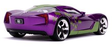 Modeli avtomobilov - Avtomobilček DC Chevy Corvette Stingray 2009 Jada kovinski z odpirajočimi elementi in figurica Joker dolžina 20 cm 1:24_4