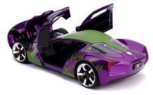 Játékautók és járművek - Kisautó DC Chevy Corvette Stingray 2009 Jada fém nyitható részekkel és Joker figurával hossza 20 cm 1:24_8