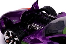 Modelle - Spielzeugauto DC Chevy Corvette Stingray 2009 Jada Metall mit aufklappbaren Teilen und Jokerfigur Länge 20 cm 1:24_9