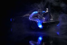 Modely - Autíčko Time Machine Back to the Future 2 Jada kovové s otevíracími částmi a světlem délka 20 cm 1:24_7
