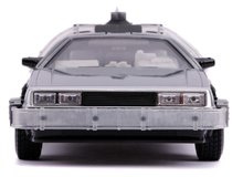 Modely - Autíčko Time Machine Back to the Future 2 Jada kovové s otvárateľnými časťami a svetlom dĺžka 20 cm 1:24_1