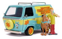 Játékautók és járművek - Kisautó Scooby-Doo Mystery Van Jada fém nyitható ajtókkal és 2 figurával hossza 16 cm 1:24_1