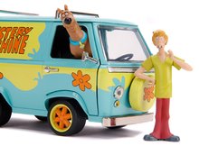 Modely - Autko Scooby-Doo Mystery Van Jada metalowe z otwieranymi drzwiczkami i 2 figurkami, długość 16 cm, 1:24_2