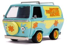 Modely - Autko Scooby-Doo Mystery Van Jada metalowe z otwieranymi drzwiczkami i 2 figurkami, długość 16 cm, 1:24_1