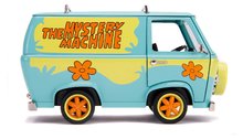 Modele machete - Mașinuța Scooby-Doo Mystery Van Jada din metal cu părți care se deschid și 2 figurine 16 cm lungime 1:24_4