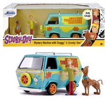 Játékautók és járművek - Kisautó Scooby-Doo Mystery Van Jada fém nyitható ajtókkal és 2 figurával hossza 16 cm 1:24_7