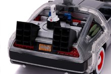 Modely - Autíčko Time Machine Back to the Future 3 Jada kovové s otvárateľnými dverami a LED svetlom dĺžka 20 cm 1:24_1